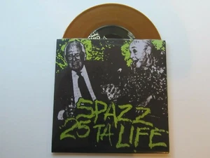 SPAZZ / 25 TA LIFE split 7" RARE COVER powerviolence CARAMEL VINYL rare UNPLAYED - Picture 1 of 1