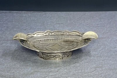 Cenicero moneda plata tribu desconocida vintage cigarro nativo americano Foto 1 de 4