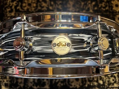 DW 3.14" x 14" Collector's Series Maple Pi Snare Drum - Black Oyster - Image 1 of 4