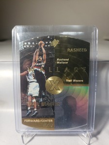 1998 UPPER DECK SPX GOLD HOLO DIECUT RASHEED WALLACE NO. 35 *TRAILBLAZERS*