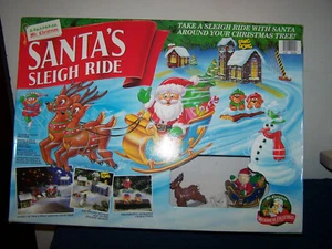 MR CHRISTMAS SANTA'S SLIGH RIDE SEARS ARREDAMENTO VACANZE SIGILLATO IN FABBRICA - Foto 1 di 7