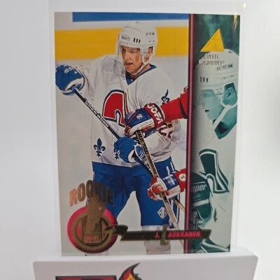 1994-95 Pinnacle - #485 Janne Laukkanen Quebec Nordiques - Image 1 of 4