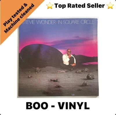 Stevie Wonder In Square Circle LP Album Vinyl Record - EX/EX Condition - Image 1 of 4