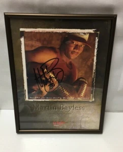 Martin Bayless No Fear Football Camp Kansas City Chiefs Framed Autographed - Picture 1 of 7