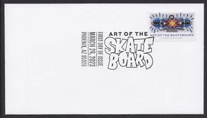 US 5765 Art of the Skateboard Rising Sun BWP FDC 2023 - Picture 1 of 1