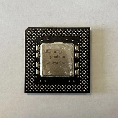 Intel Pentium MMX FV80503200 SY060 Processor CPU - Not Tested - For Scrap - Image 1 of 2