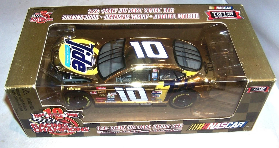 Racing Champions Limited Edition 1 24 NASCAR 10th Anniversary Die Cast Stock Car