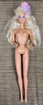 Barbie Happy Birthday 1990 muñeca desnuda solo con cinta de pelo original #7913 Mattel Foto 1 de 4