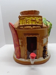 Tiki Hut 2 Gallon Ceramic Beverage Dispenser with Monkey Surf Board Palm Target - Picture 1 of 16