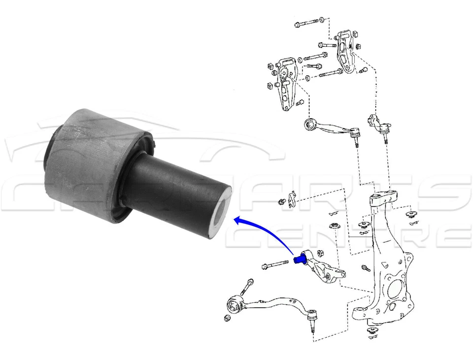 PARA LEXUS LS460 2006- BRAZO DE CONTROL DE ORUGA INFERIOR DELANTERO CASQUILLO DELANTERO INFERIOR Foto 1 de 1