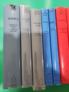 The Anchor Bible Commentary Books Lot of 16 Doubleday 1960s-80's - Picture 1 of 4