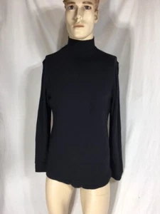 Langarmshirt Herren neu ohne Etikett Club Room einfarbig Stehkragen - Bild 1 von 7