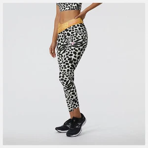 Collant New Balance palestra yoga crossover stampa animale compressione fitness corsa sport - Foto 1 di 4