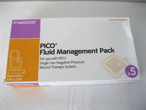 NEU Smith & Nephew PICO Dressing 15 cm x 15 cm Exp. 06/25 - 66022025 4er Karton - Bild 1 von 5