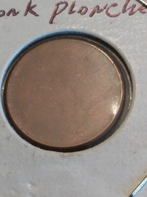 ERROR on  Lincoln Penny Planchet Light Die   VERY COOL J/171 - Image 1 of 4