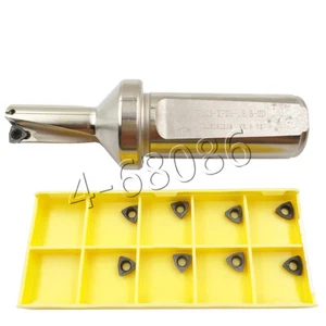 WPD155-C25-2D U drill indexable drill 15.5mm C25-2D + WCMT030208 LF6018 Φ15.5-2D - Picture 1 of 12