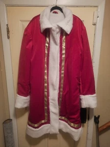 Christmas Santa Claus Coat Adult Mens  2xl (COAT ONLY) - Picture 1 of 13