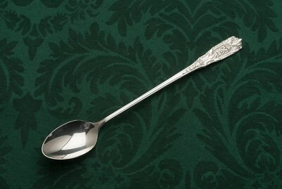 Milburn Rose by Westmoreland Sterling Silver individual Iced Teaspoons 7 5/8" - Image 1 of 2