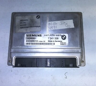 7 541 336 ecm ecu компьютер 2004-2006 BMW 325i 325 - Изображение 1 из 4