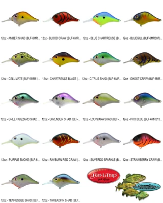 Crankbait MR-6 Slow Rise by Bill Lewis Rat-L-Trap Brands Pick Any 25 Colors - Image 1 of 4