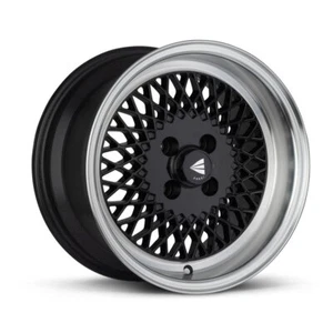 15x7 +38 Enkei ENKEI92 4x100 Black Paint Wheels (Set of 4) - Picture 1 of 2