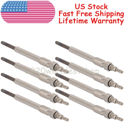 8x bujías incandescentes para Ford E-550 1994-2003 7,3 L Super Duty Powerstroke turbo diésel Foto 1 de 4