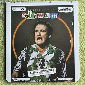 Vintage Laser Disc “An Evening With Robin Williams” Extended Play Amazing Shape - Picture 1 of 2