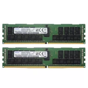 Samsung 64GB (2X32GB) DDR4 2933MHz ECC Registered Memory Ram M393A4K40DB2-CVF - Picture 1 of 5
