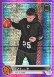 2022-23 Topps Chrome OT Elite Basketball Pink Prism #72 Eli Ellis /150