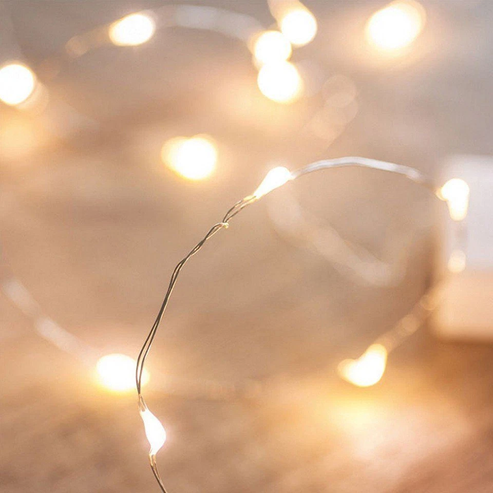 Drahtlichterkette 5 X 30er LED Lichterkette Drahtlichter Bateriebetrieb