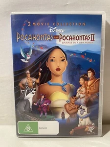 Pocahontas / Pocahontas II - Journey To A New World (DVD, 1995) PAL Region 4 - Picture 1 of 4