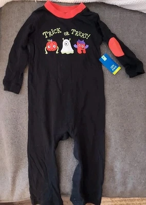 Mono negro manga larga Okie Dokie Halloween truco o trato 18 meses NUEVO Foto 1 de 4
