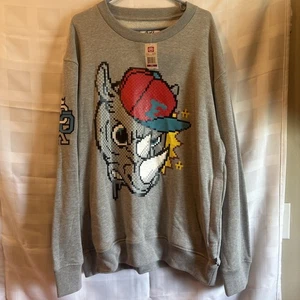 SUDADERA VINTAGE ECKO RHINO PIXEL 2XL BOLSILLOS URBANO HIP HOP POLAR NUEVA CON ETIQUETAS - Imagen 1 de 9