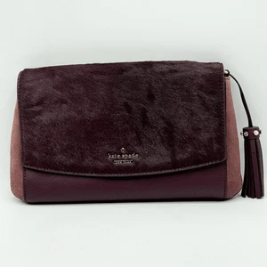 Bolso Bandolera Kate Spade Laurel Way Piel Ciruela Profunda Nuevo sin Etiquetas - Imagen 1 de 11