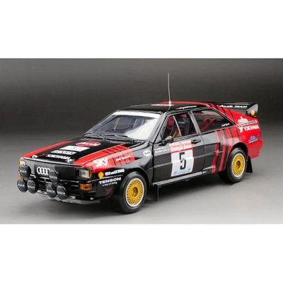 AUDI QUATTRO A2 N.5 CIRCUIT DES ARDENNES 1986 J.BOSCH-S.BOND 1:18 Sunstar Auto R - Immagine 1 di 2