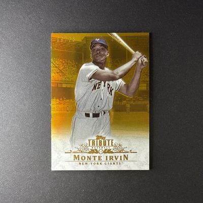 2013 Topps Tribute - Monte Irvin #99 Gold /25  - Image 1 of 2