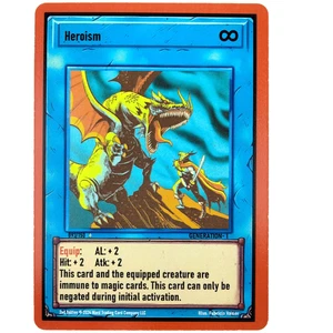 Heroism 093/150 Legendary Ward TCG Trading Card Game 2nd Edition Gen 1 - NM - Picture 1 of 2