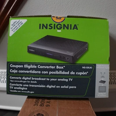 Insignia NS-DXA1-APT Digital a Analógico Sintonizador de TV Convertidor Caja Juego de TV Regular Nuevo Foto 1 de 4