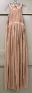 ANAYA WITH LOVE Maternity Halter Neck Mesh Maxi Dress - UK 16 / EU 44 / US 12 - Picture 1 of 12