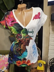 Damen T-Shirt Jersey Desigual Größe L - Bild 1 von 11