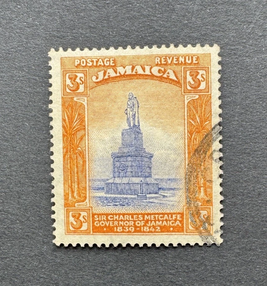 Jamaica SG 87 3s Violet & Orange USED - CAT £140 - Image 1 of 1