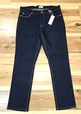 Pantalones de mezclilla Five Four Rollins para hombre índigo oscuro talla 36x32 rectos nuevos con etiquetas Foto 1 de 4