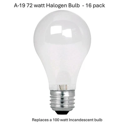 Feit Electric A19 72w Medium Base  Frosted 16-pk - Image 1 of 2