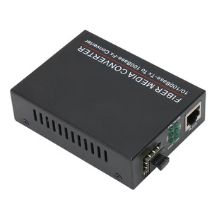 Fiber Transceiver TBC‑MC3300E‑SFP 100M SFP RJ45 Fiber Optic Router 100‑240V FY - Afbeelding 1 van 36