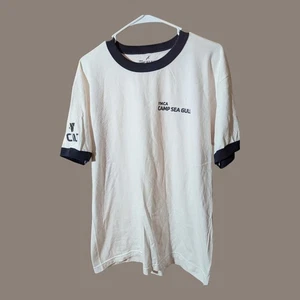 YMCA Camp Sea Gull Ringer T-Shirt size L adventure nature outdoors - Picture 1 of 5