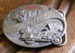 Vintage SISKIYOU Honda Gold Wing Belt Buckle / free U.S.A. shipping - Picture 1 of 13