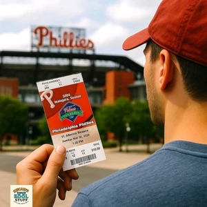 Philadelphia Phillies vs Atlanta Braves May 30, 2004 Game Ticket Sec 309 Row 12 - Picture 1 of 3