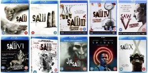 SAW 1-10 BLU RAY Movie COLLECTION PART 1 2 3 4 5 6 7, Jigsaw 8, Spiral 9, Saw X - Picture 1 of 1
