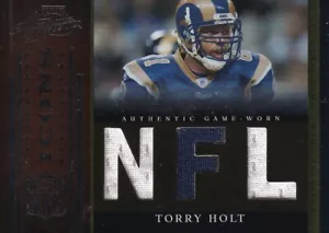 2006 PLAYOFF ABSOLUTE MEMORABILIA NFL ICONS MATERIALS TORRY HOLT /50 NFLI-29 - Picture 1 of 2