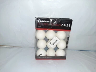 1 pack table tennis balls ping pong / beer pong 40mm Franklin 12 total balls - Image 1 of 3